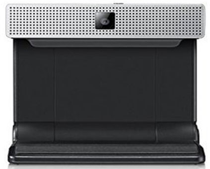 TV에 카메라를 장착한 이미지