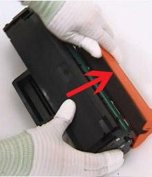 새토너카트리지 주항색캡 제거화면