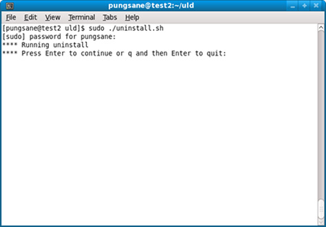계속 진행하려면 엔터키를 누르라고 나온 화면