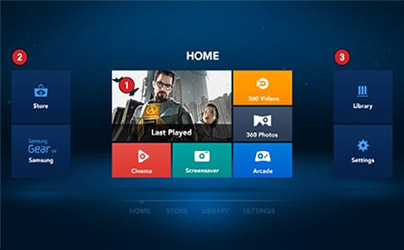 오큘레스 홈 화면