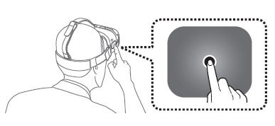 누르기를 표현한 이미지