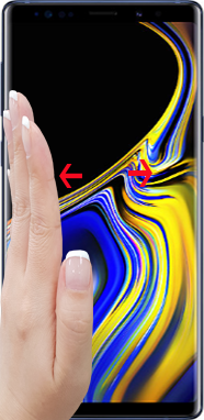 손바닥으로 왼쪽에서 오른쪽, 오른쪽에서 왼쪽을호 미세요