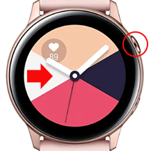 갤럭시 워치 액티브 홈버튼 위치 안내